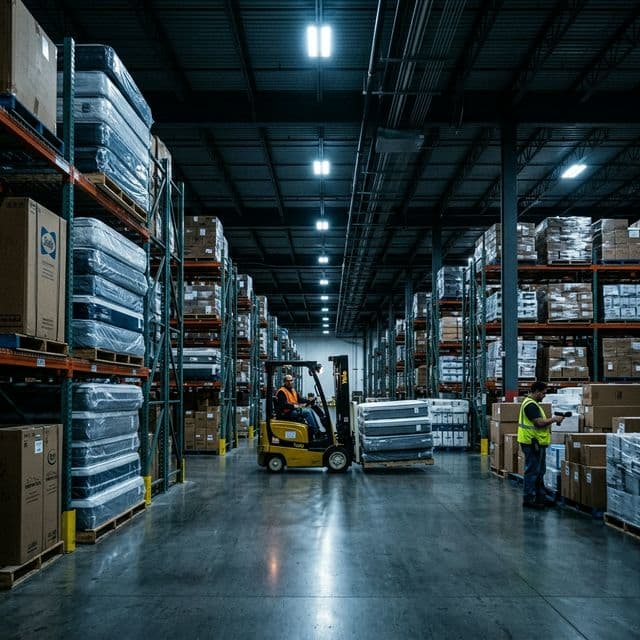 Logistics operations with automated return tracking