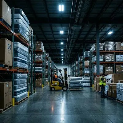 Logistics operations with automated return tracking